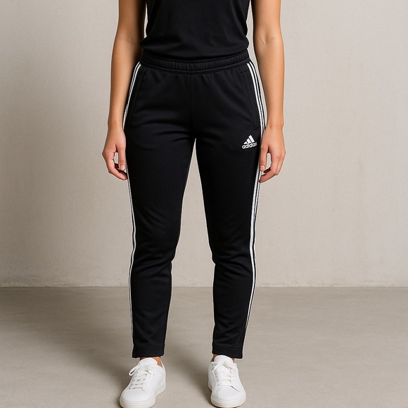Adidas Tiro 19 Training Pants Black White Stripes Size S Slim Fit - Picture 1 of 6